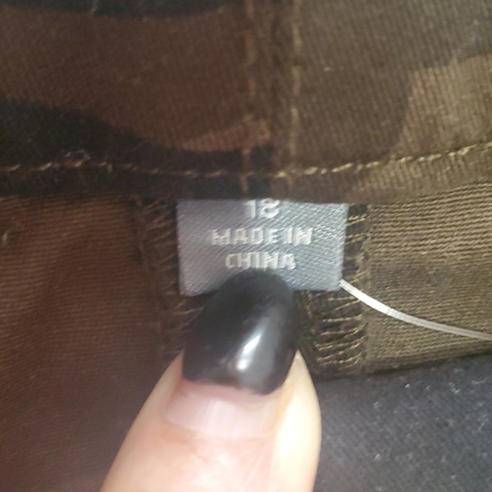 NYC SKIRT ARMY TYPE LOOK WITH ZIP 18 - Picture 6 of 12